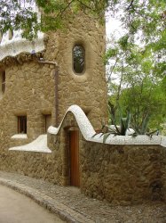 Архитектура парка Гуэль