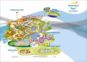 Карта Порт Авентура