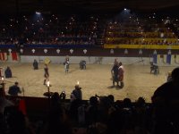 Бой рыцарей на турнире