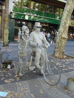 Мимы на La Rambla